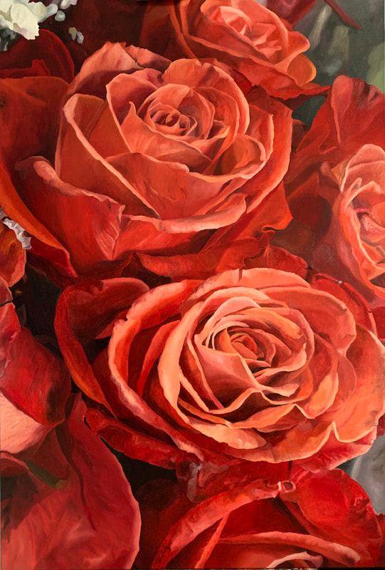I create paintings but what I really do is capture love.